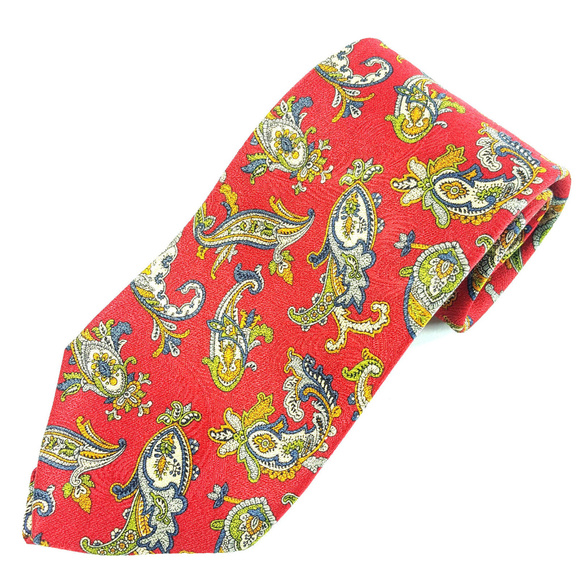 Robert Talbott Other - Robert Talbott Best of Class Paisley Red 100% Silk
